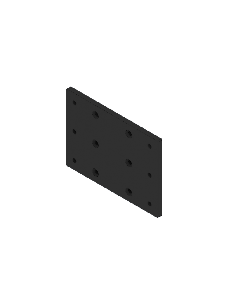 Delta Racing® - Connection Plate 160 x 220 x 10