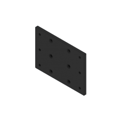 Delta Racing® - Connection Plate 160 x 220 x 10