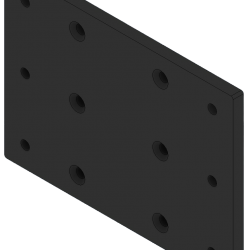 Delta Racing® - Connection Plate 160 x 220 x 10