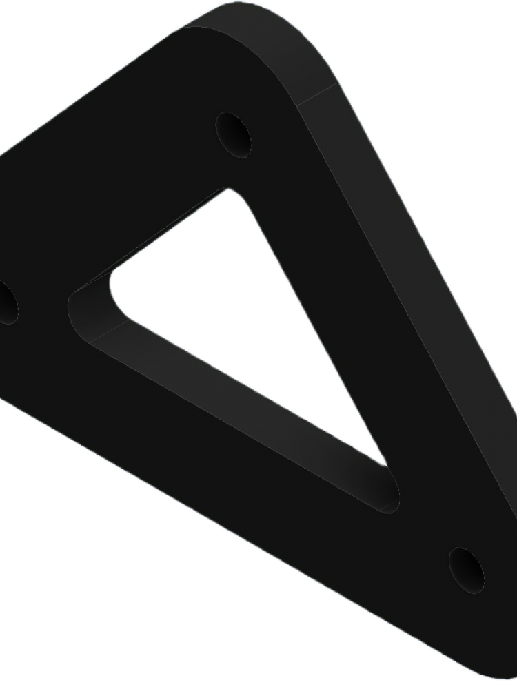 Delta Racing® - Triple Monitor Stand Plate 10mm